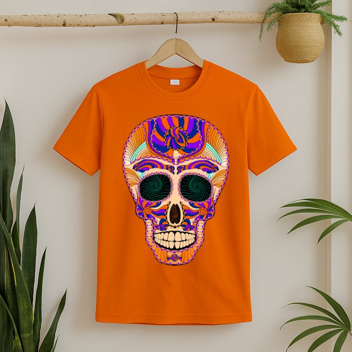 Dia de Muertos Mexican Skull T-Shirt