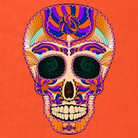 Dia de Muertos Mexican Skull T-Shirt