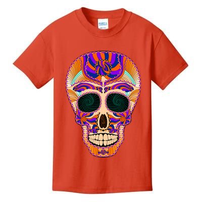 Dia de Muertos Mexican Skull Kids T-Shirt