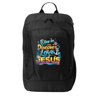 Dive In And Discover The Love Of Jesus Scuba Diving Vbs 2024 City Backpack