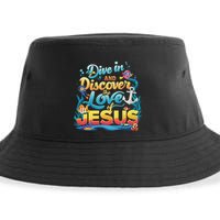 Dive In And Discover The Love Of Jesus Scuba Diving Vbs 2024 Sustainable Bucket Hat