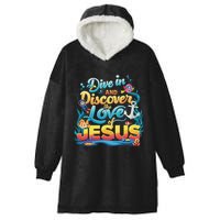 Dive In And Discover The Love Of Jesus Scuba Diving Vbs 2024 Hooded Wearable Blanket