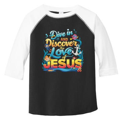 Dive In And Discover The Love Of Jesus Scuba Diving Vbs 2024 Toddler Fine Jersey T-Shirt