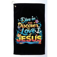 Dive In And Discover The Love Of Jesus Scuba Diving Vbs 2024 Golf Towel