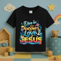 Dive In And Discover The Love Of Jesus Scuba Diving Vbs 2024 Toddler T-Shirt