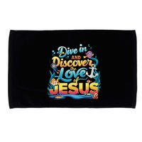 Dive In And Discover The Love Of Jesus Scuba Diving Vbs 2024 Microfiber Hand Towel