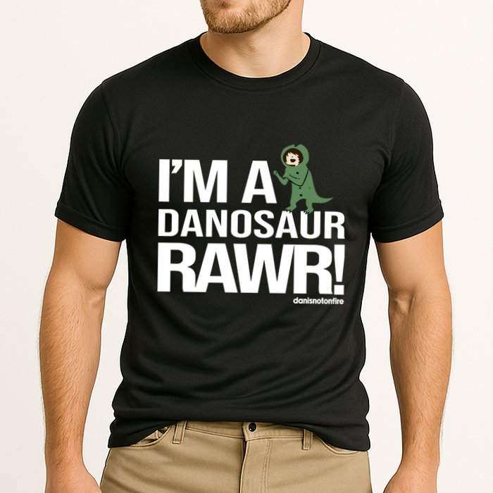 Danisnotonfire IM A Dinosaur Rawr Cooling Performance Crew T-Shirt