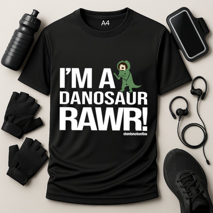 Danisnotonfire IM A Dinosaur Rawr Cooling Performance Crew T-Shirt