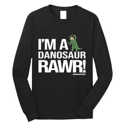 Danisnotonfire IM A Dinosaur Rawr Long Sleeve Shirt