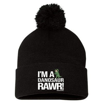 Danisnotonfire IM A Dinosaur Rawr Pom Pom 12in Knit Beanie