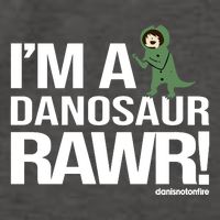 Danisnotonfire IM A Dinosaur Rawr Vector Backpack