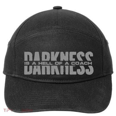 Darkness Is A Hell Of A Coach 7-Panel Snapback Hat