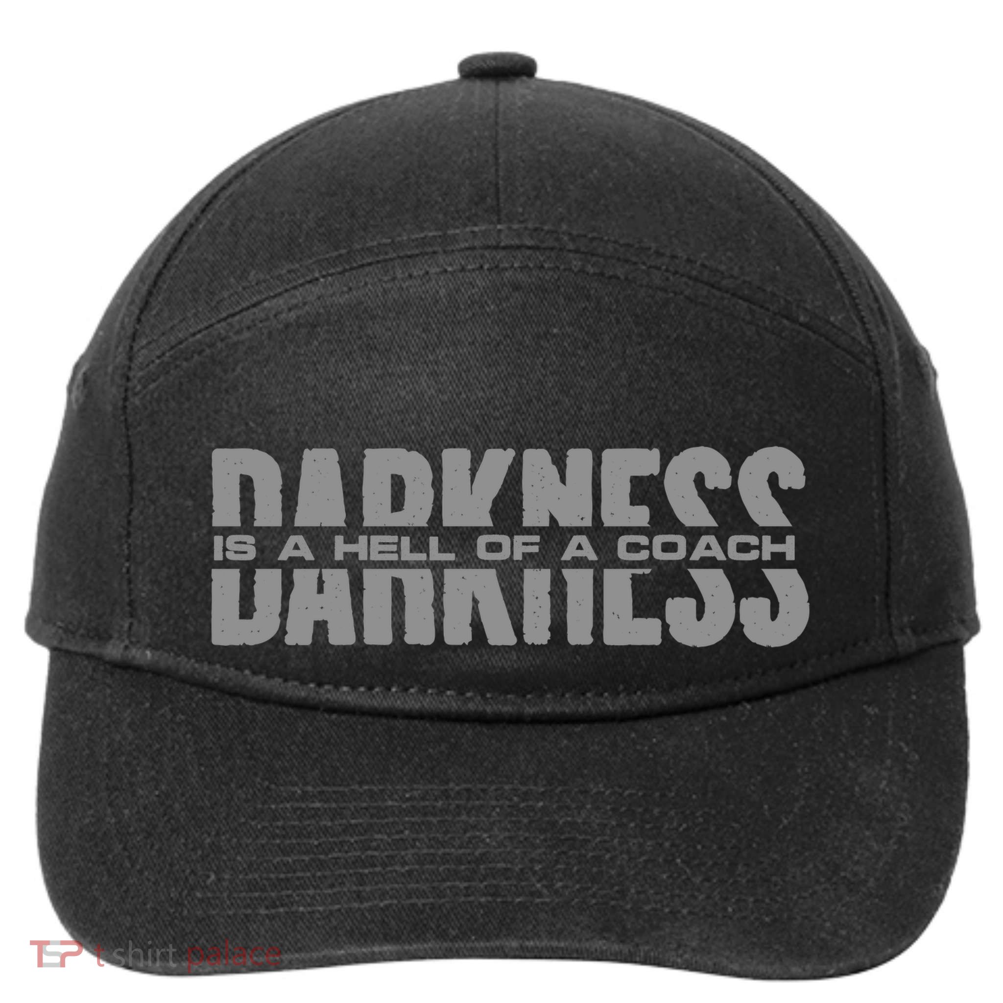 Darkness Is A Hell Of A Coach 7-Panel Snapback Hat