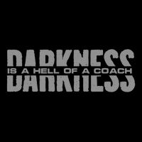 Darkness Is A Hell Of A Coach Drawstring Bag