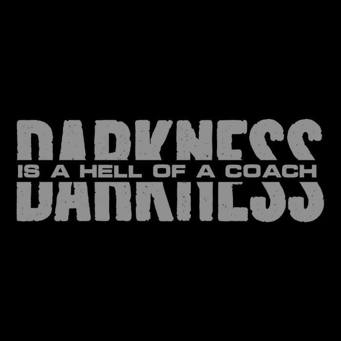 Darkness Is A Hell Of A Coach Drawstring Bag