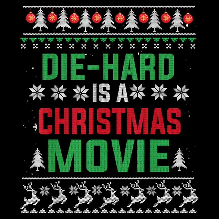 Diehard Is A Christmas Movie Funny Ugly Christmas Pajama Great Gift Impact Tech Backpack