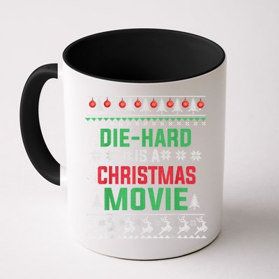 Diehard Is A Christmas Movie Funny Ugly Christmas Pajama Great Gift Mug