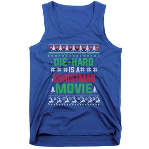 Diehard Is A Christmas Movie Funny Ugly Christmas Pajama Great Gift Tank Top