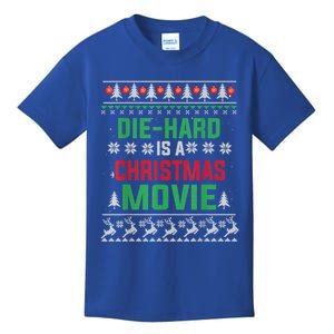 Diehard Is A Christmas Movie Funny Ugly Christmas Pajama Great Gift Kids T-Shirt