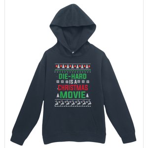 Diehard Is A Christmas Movie Funny Ugly Christmas Pajama Great Gift Urban Pullover Hoodie