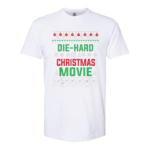 Diehard Is A Christmas Movie Funny Ugly Christmas Pajama Great Gift Softstyle CVC T-Shirt