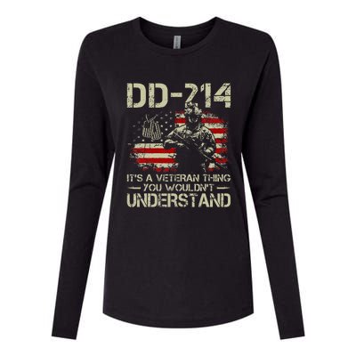 Dd214 ItS A Veteran Thing You WouldnT Understand Dd214 Womens Cotton Relaxed Long Sleeve T-Shirt