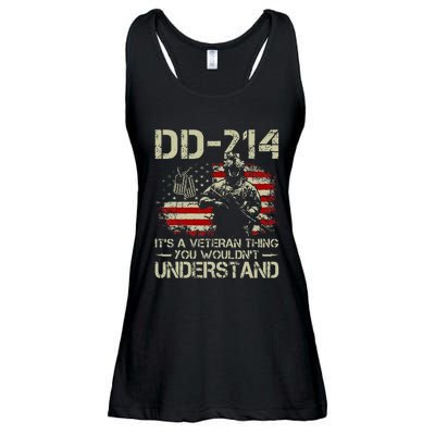 Dd214 ItS A Veteran Thing You WouldnT Understand Dd214 Ladies Essential Flowy Tank