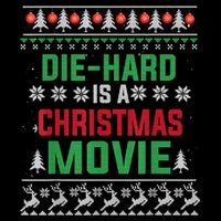 Diehard Is A Christmas Movie Funny Ugly Christmas Impact Tech Backpack