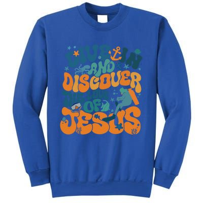 Dive In And Discover The Love Of Jesus Scuba Diving Vbs 2024 Funny Gift Sweatshirt