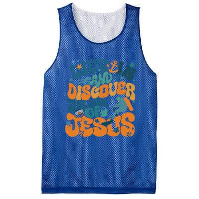 Dive In And Discover The Love Of Jesus Scuba Diving Vbs 2024 Funny Gift Mesh Reversible Basketball Jersey Tank