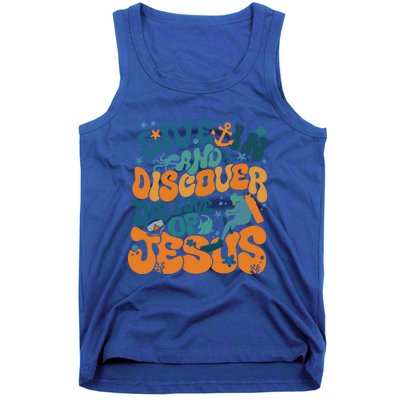 Dive In And Discover The Love Of Jesus Scuba Diving Vbs 2024 Funny Gift Tank Top