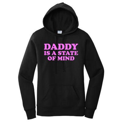 Daddy Is A State Of Mind Apparel Women's Pullover Hoodie