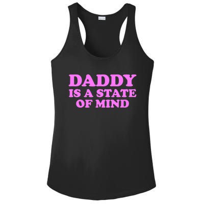 Daddy Is A State Of Mind Apparel Ladies PosiCharge Competitor Racerback Tank