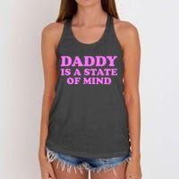 Daddy Is A State Of Mind Apparel Women's Knotted Racerback Tank