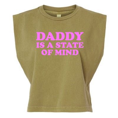 Daddy Is A State Of Mind Apparel Garment-Dyed Women's Muscle Tee