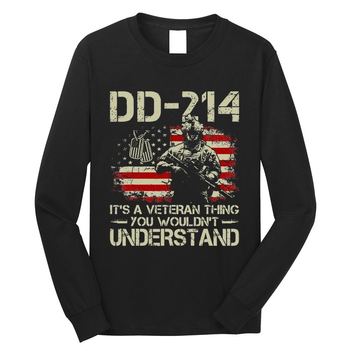 DD214 It's A Veteran Thing You Wouldn't Understand DD214 Long Sleeve Shirt