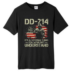 DD214 It's A Veteran Thing You Wouldn't Understand DD214 Tall Fusion ChromaSoft Performance T-Shirt