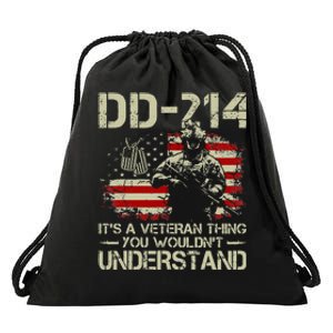 DD214 It's A Veteran Thing You Wouldn't Understand DD214 Drawstring Bag