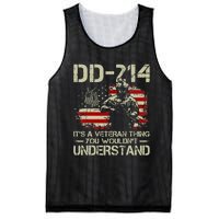 DD214 It's A Veteran Thing You Wouldn't Understand DD214 Mesh Reversible Basketball Jersey Tank