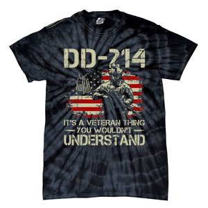 DD214 It's A Veteran Thing You Wouldn't Understand DD214 Tie-Dye T-Shirt