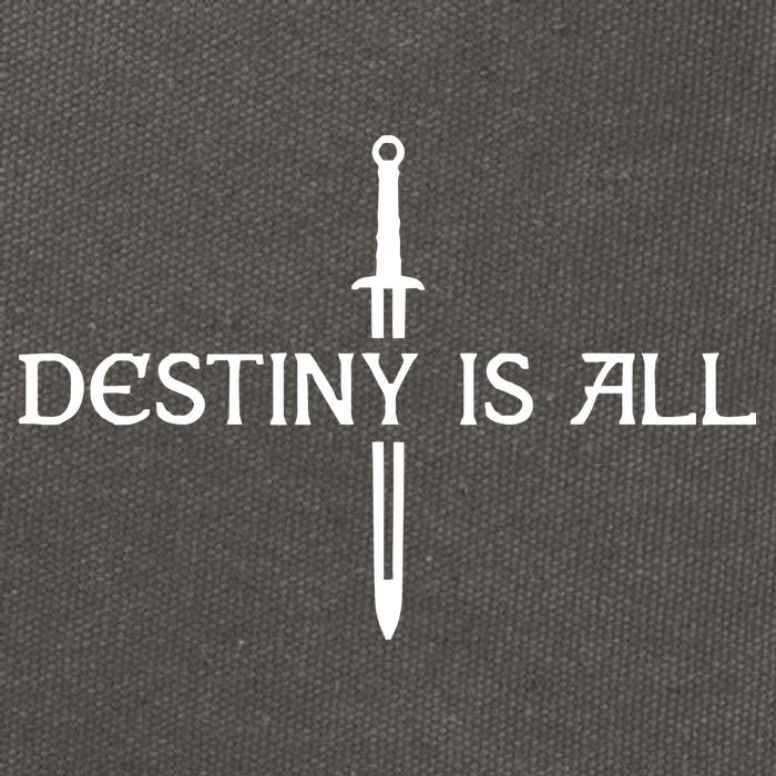 Destiny Is All Cotton Canvas Backpack