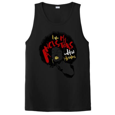 Distress I Am My Ancestors' Wildest Dreams Black Magic Gift PosiCharge Competitor Tank