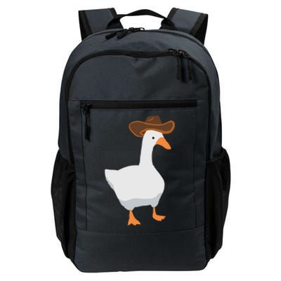 Duck In A Cow Hat Goose Meme Funny Gift Daily Commute Backpack