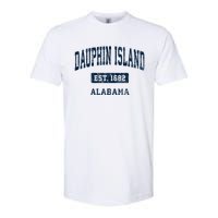 Dauphin Island Alabama Al Vintage Sports Established Softstyle CVC T-Shirt