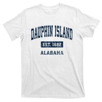 Dauphin Island Alabama Al Vintage Sports Established T-Shirt