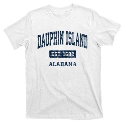 Dauphin Island Alabama Al Vintage Sports Established T-Shirt