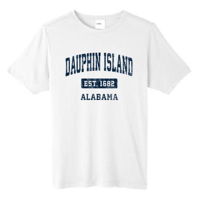 Dauphin Island Alabama Al Vintage Sports Established Tall Fusion ChromaSoft Performance T-Shirt