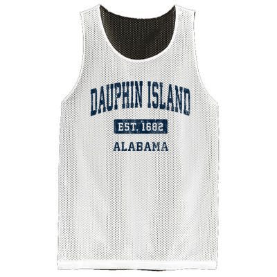 Dauphin Island Alabama Al Vintage Sports Established Mesh Reversible Basketball Jersey Tank