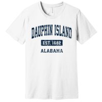 Dauphin Island Alabama Al Vintage Sports Established Premium T-Shirt