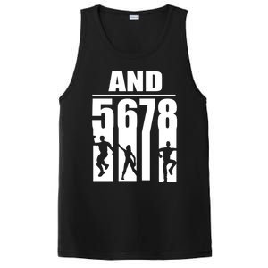 Dance Instructor And 5 6 7 8 Gift Funny Dancing Teacher Gift PosiCharge Competitor Tank